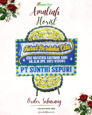 Papan Bunga Duka di Towe