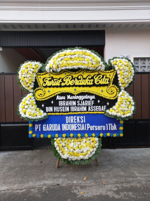 Papan Bunga Duka di Towe